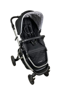 used Mockingbird Single Stroller, 2023, Black, Windowpane, Silver With Black Leather