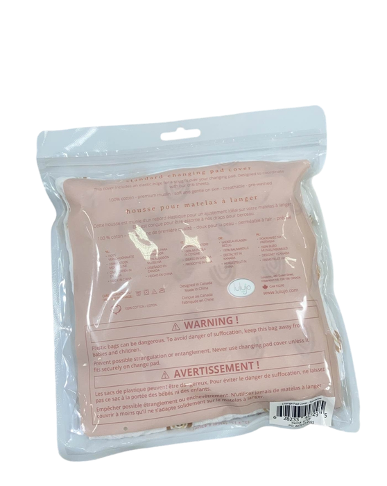 secondhand Lulujo Muslin Change Pad Cover