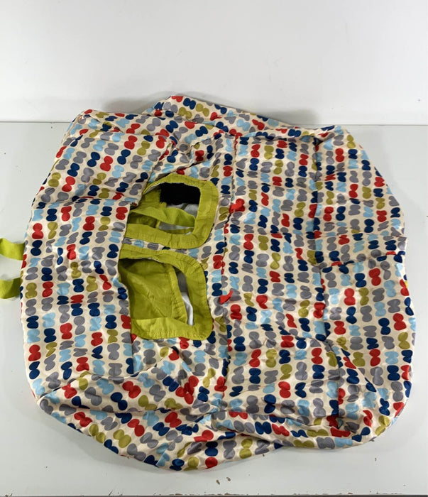 used Skip Hop Take Cover Shopping Cart And High Chair Cover, Dots