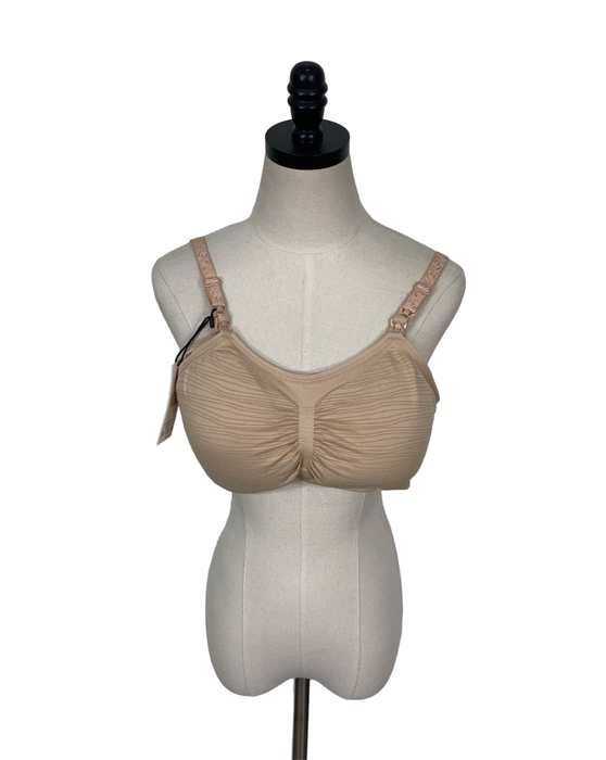 secondhand Kindred Bravely Sublime Hands-Free Pumping & Nursing Bra, Beige, X-Large