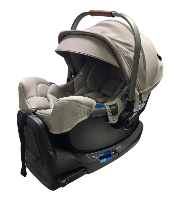 used Nuna PIPA rx Infant Car Seat with RELX Base, 2023, Hazelwood