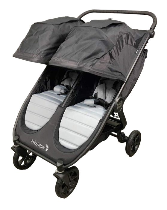 used Baby Jogger City Mini GT2 Double Stroller, 2021, Slate