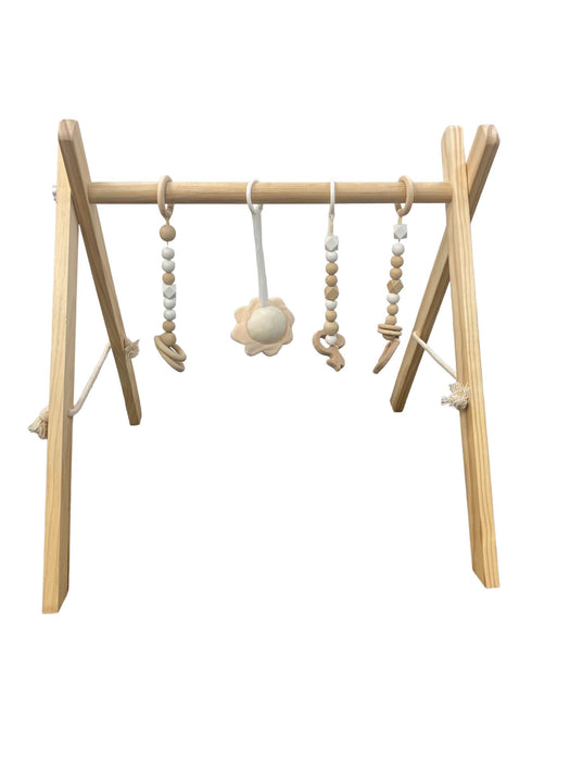 used Poppyseed Play Wooden Baby Gym