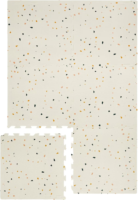 3 Sprouts Foam Play Mat, Terrazzo Cream