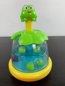 secondhand Bright Starts Press n Spin Frog Lilly Pad