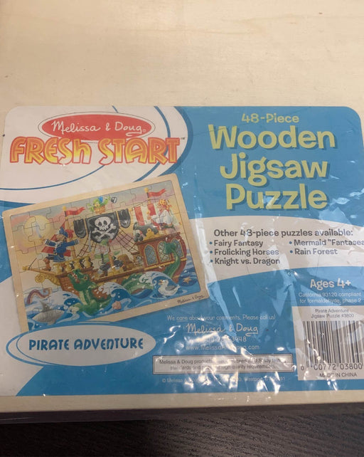 used Melissa & Doug 48-Piece Wooden Jigsaw Puzzle