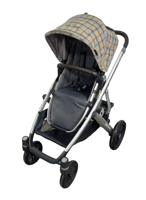 used UPPAbaby VISTA Stroller, Spenser (Grey/Yellow Tartan), 2018