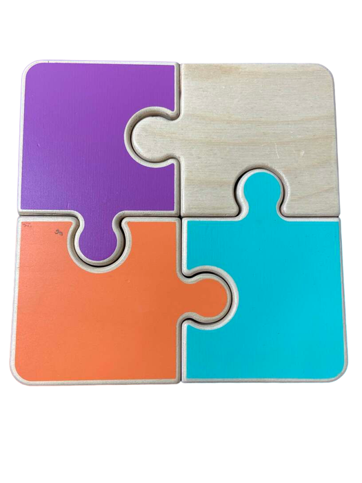 secondhand Lovevery 4 Piece Chunky Puzzle