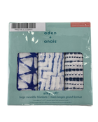 used Aden + Anais Silky Soft Swaddles, 3 Pack, Indigo Shibori