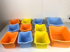 used BUNDLE Plastic Storage Bins