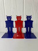 used Metal Robot Bookends