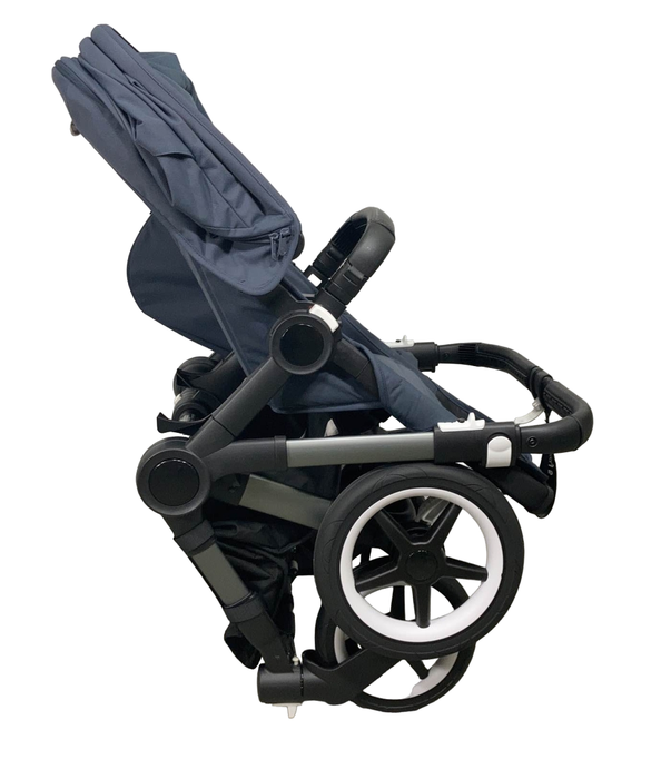 secondhand Bugaboo Donkey 5 Stroller Mono, 2021, Stormy Blue, Graphite