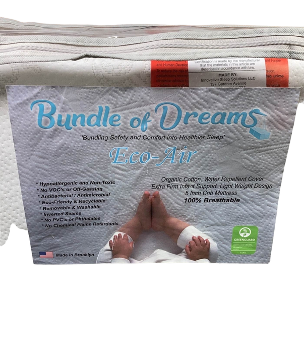 secondhand Bundle of Dreams Eco-Air Crib Mattress