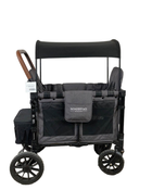 secondhand Wonderfold W2 Luxe Multifunctional Double Stroller Wagon, 2020, Charcoal Gray