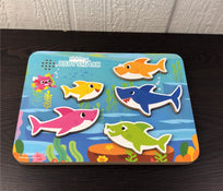 used Pinkfong Baby Shark Wooden Sound Puzzle