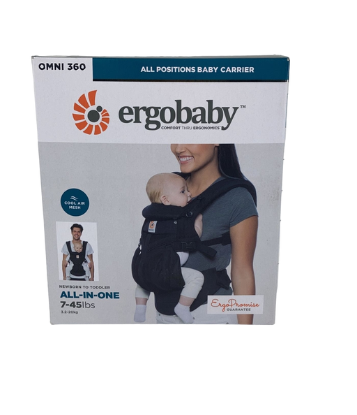 used Ergobaby Omni 360 Ergonomic Cool Air Mesh Baby Carrier