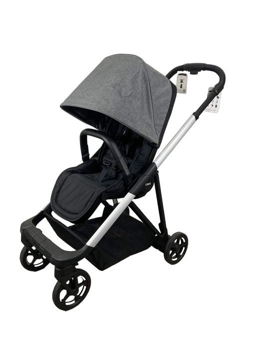 secondhand Thule Shine Stroller, Aluminum, Grey Melange, 2022