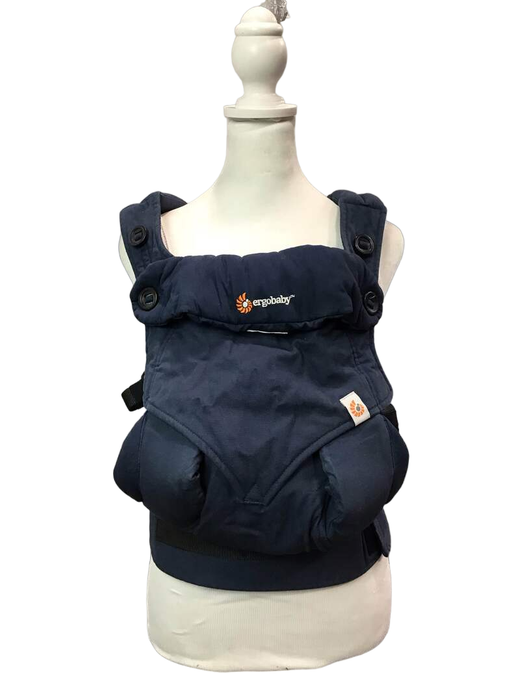 used Ergobaby Four Position 360 Baby Carrier, Midnight Blue