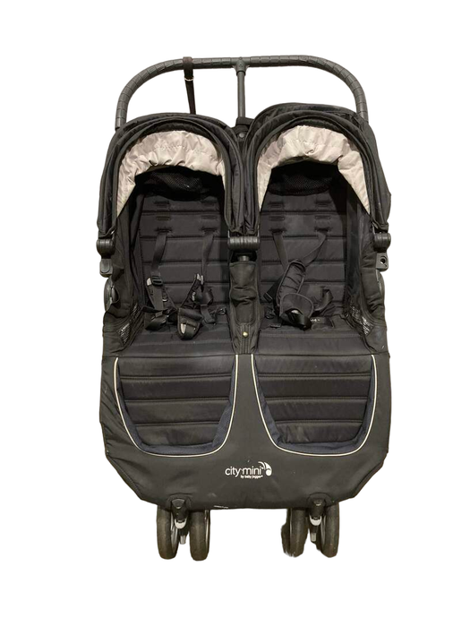 secondhand Baby Jogger City Mini 2 Double Stroller, 2019, Jet