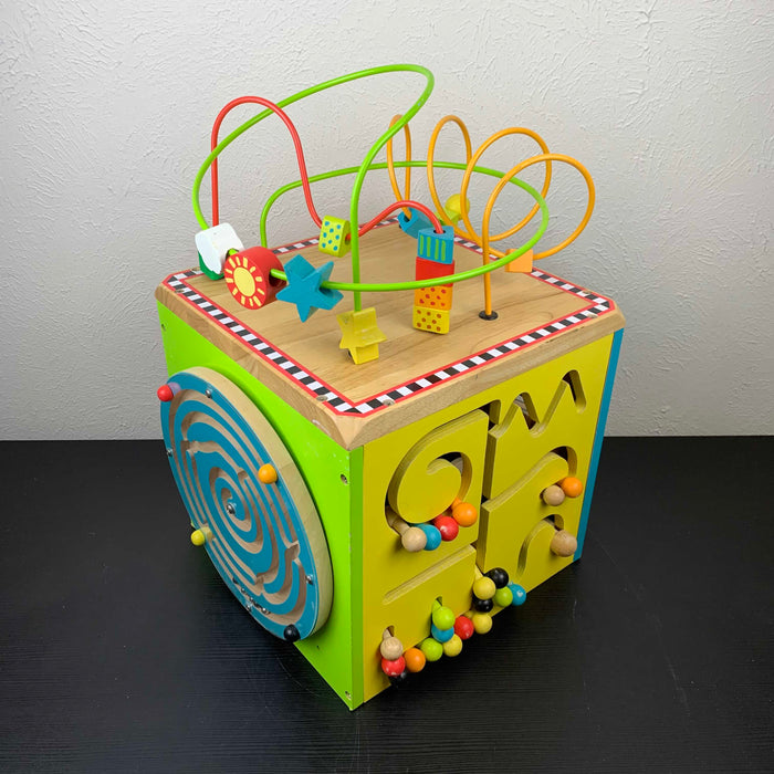 used Battat Wooden Activity Cube