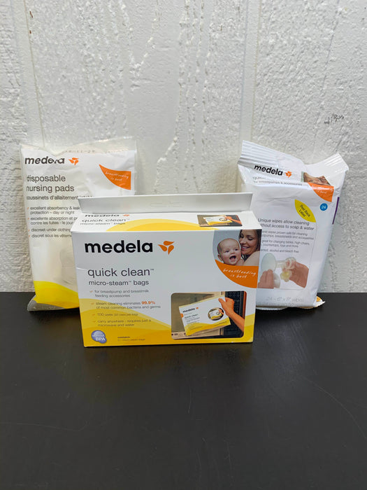 used BUNDLE Medela Accessories