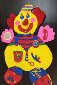 used Jolly USA Vintage Clown Baby Activity Mat