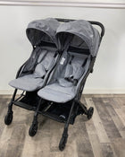 used mompush Lithe Double Stroller, 2022, Grey