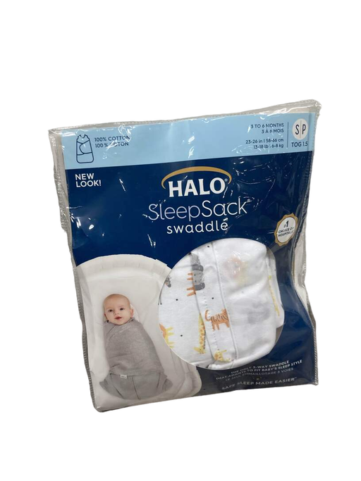 secondhand Halo SleepSack Swaddle, S, Jungle