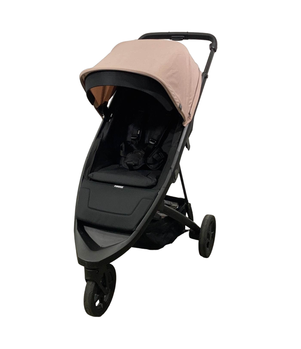 secondhand Thule Spring Stroller, 2021, Black, Misty Rose