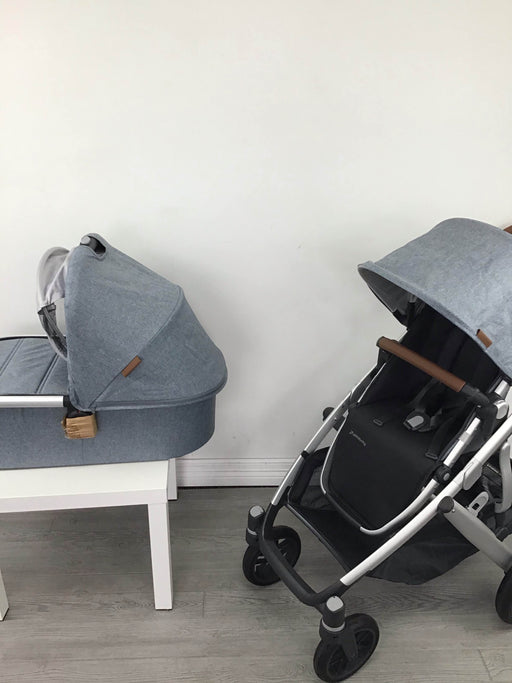 secondhand UPPAbaby VISTA Stroller, 2019, William (Chambray Oxford)