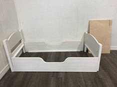 used White Wooden Toddler Bed Frame