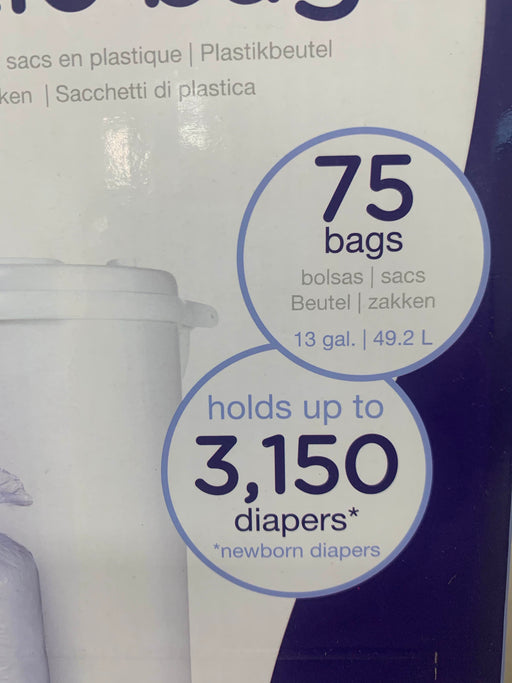 secondhand Ubbi Plastic Diaper Pail Bags, Biodegradable