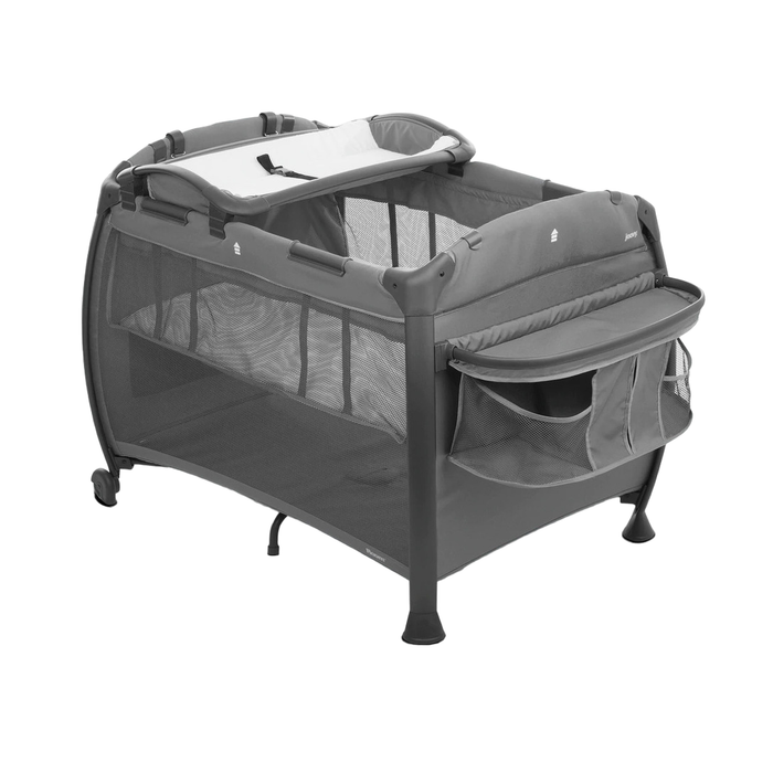 used Joovy Room Playard All-In-One Playard Nursery Center, Charcoal