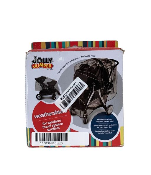 used Jolly Jumper Weather Shield For In-Line Double Strollers