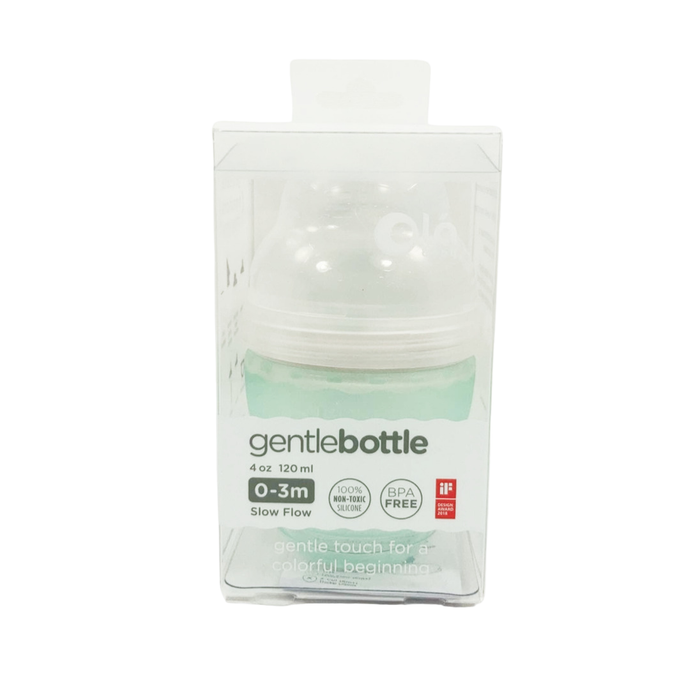 Olababy Gentle Baby Bottle, 4oz, Mint