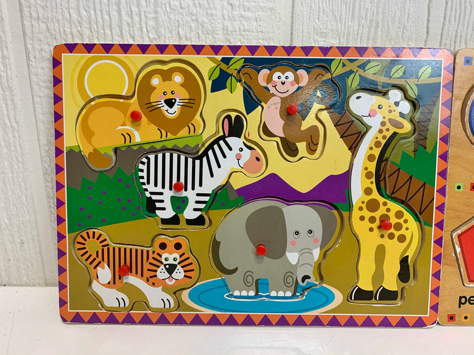 secondhand BUNDLE Wooden Puzzles