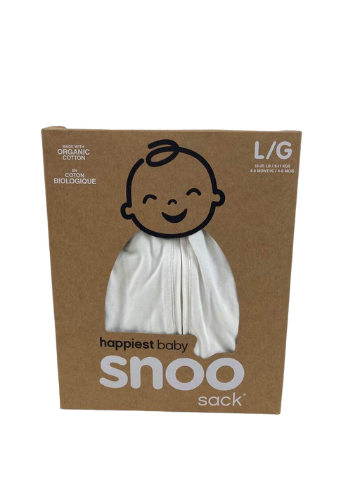 used Happiest Baby SNOO Sack, Large (18-25 lbs), Ivory