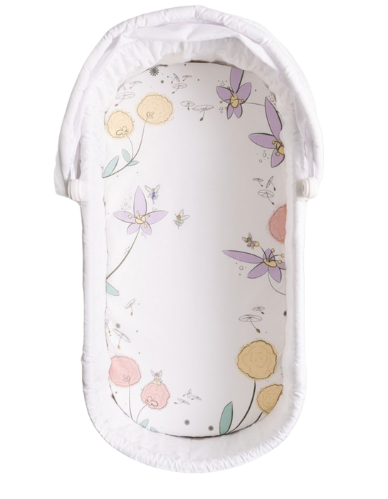 JumpOff Jo Fitted Bassinet Sheet, Fairy Blossom