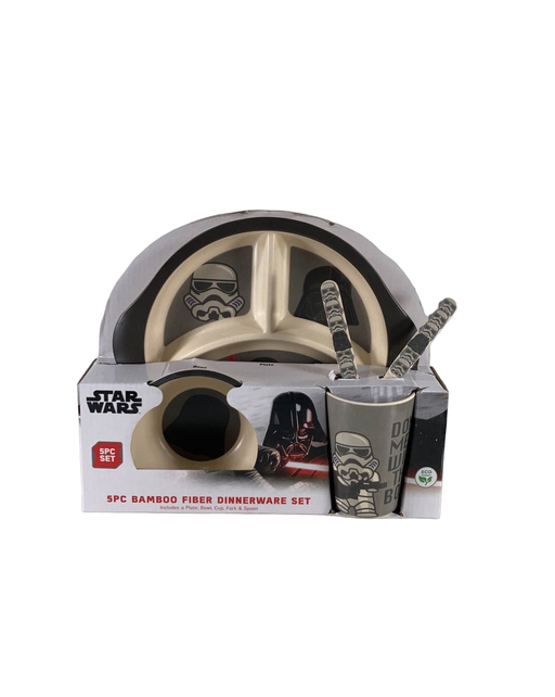 used Best Brands Star Wars 5pc Bamboo Fiber Dinnerware Set