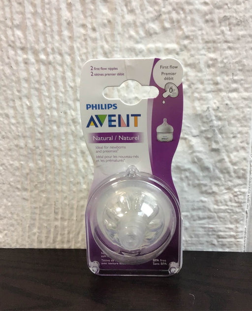 used Philips Avent Natural Baby Bottle Nipples, 2-Pack