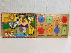 used BUNDLE Wooden Puzzles