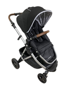 used Mockingbird Single Stroller, 2023, Black, Windowpane, Silver With Penny Leather