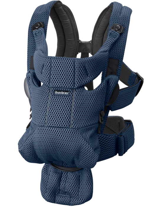 used BabyBjorn Baby Carrier Free, Navy Blue 3D Mesh