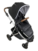 used Mockingbird Single to Double Stroller, 2023, Silver with Penny Leather, Windowpane, Black