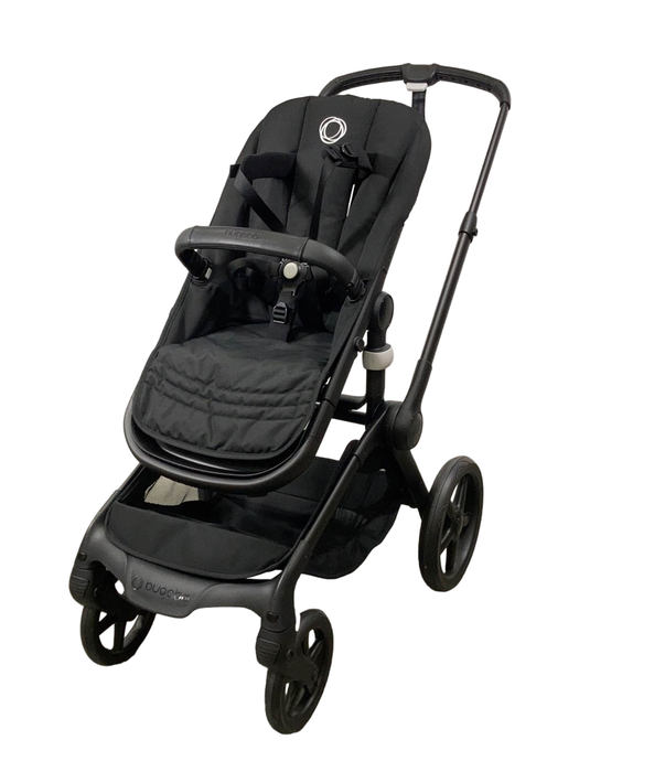 secondhand Bugaboo Fox 5 Stroller, 2023, Black Frame, Midnight Black