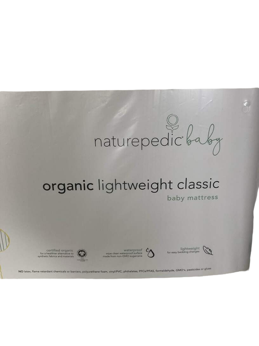 secondhand Naturepedic Classic Organic Crib Mattress