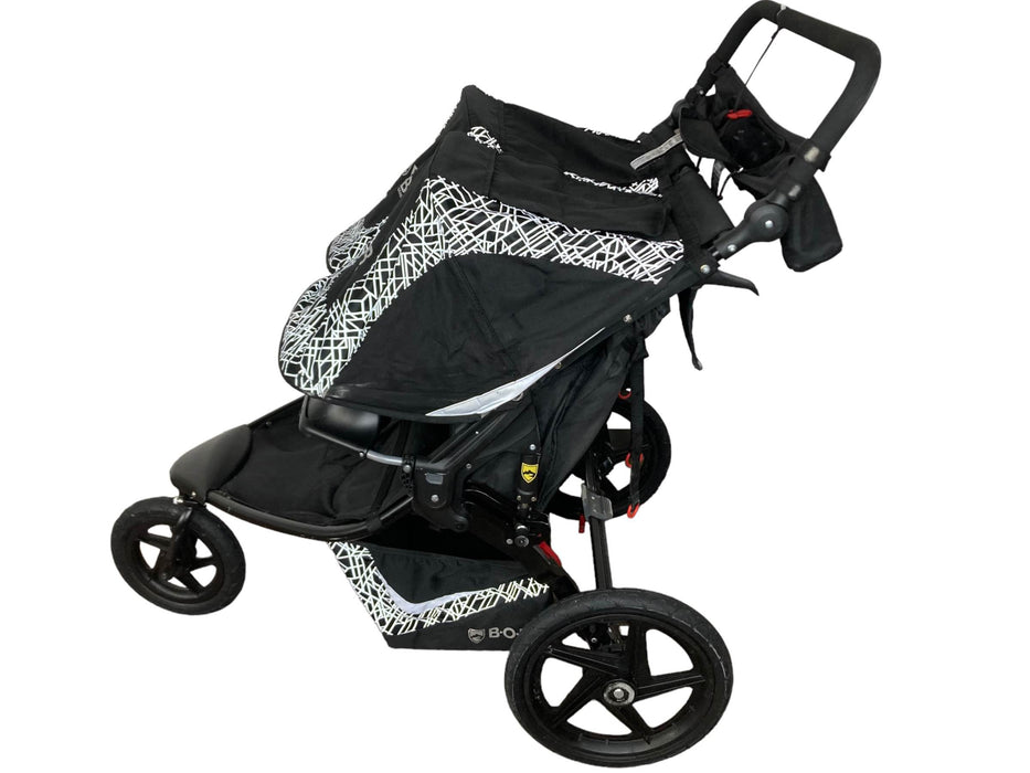 secondhand BOB Revolution Flex 3.0 Duallie Stroller, 2021, Lunar Black