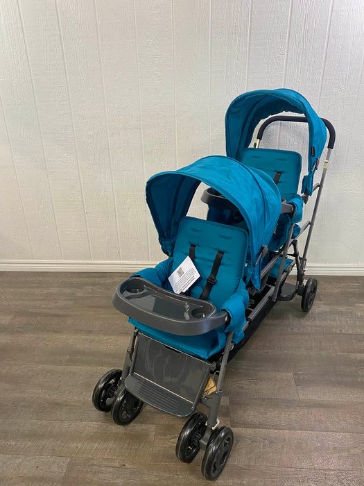 used Joovy Big Caboose Stroller, Turquoise, 2018