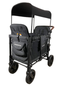 secondhand Wonderfold W2 Luxe Multifunctional Double Stroller Wagon, Volcanic Black, 2023