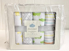 used Cloud Island Swaddle Blankets, Flannel 4 pack